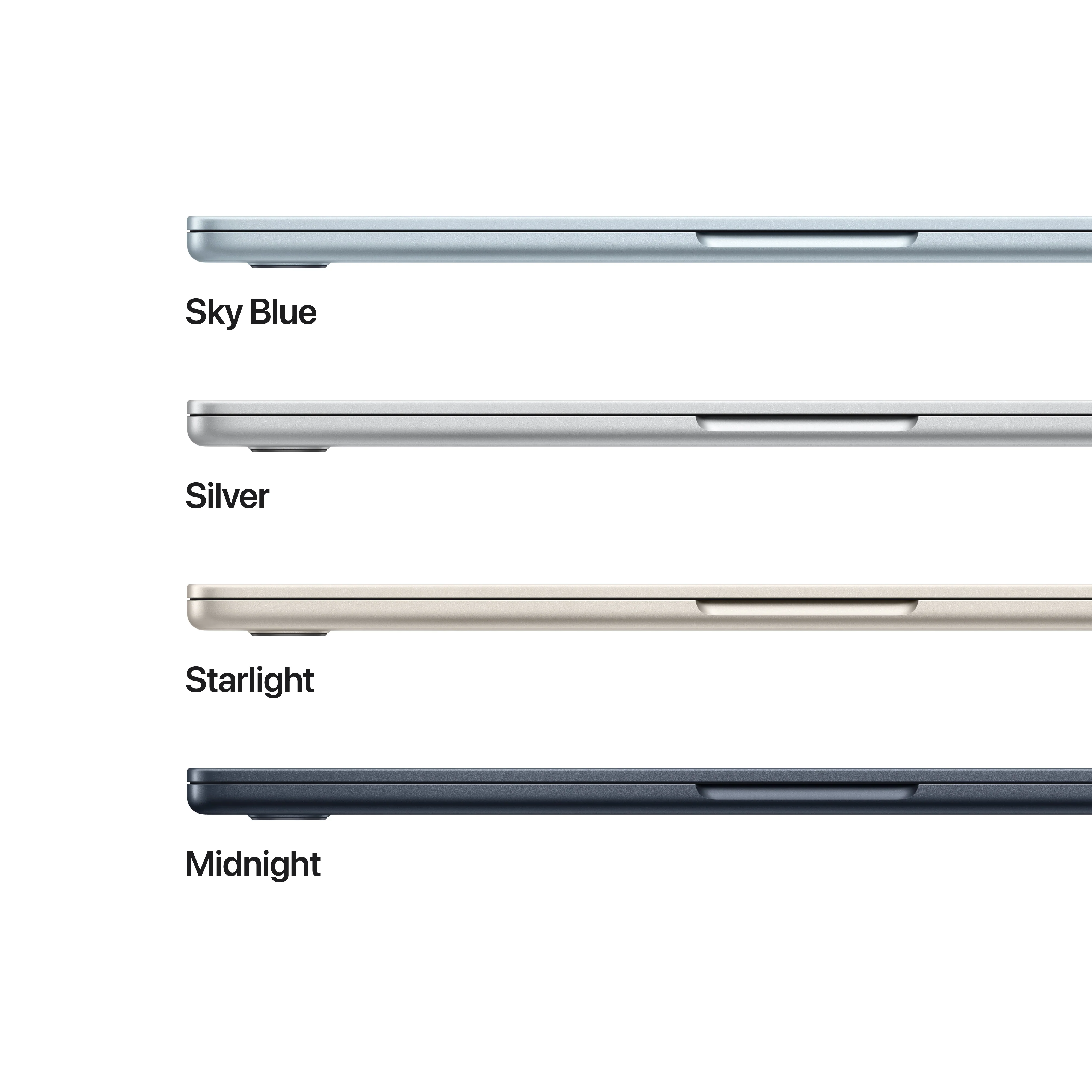 13-inch MacBook Air: Apple M4 chip with 10-Core CPU and 10-Core GPU, 16GB, 512GB SSD - Midnight - Image 3