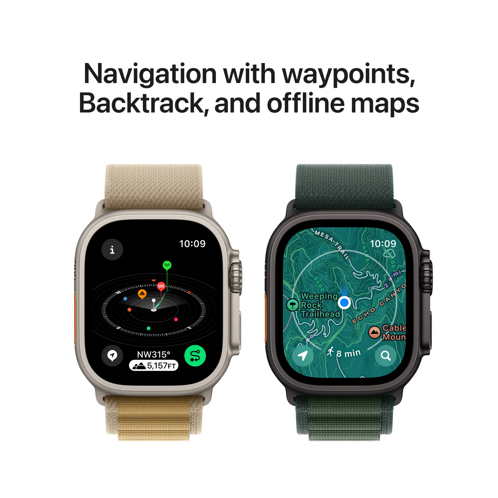 Apple Watch Ultra 2 GPS + Cellular 49mm - Blue Trail Loop - Image 6